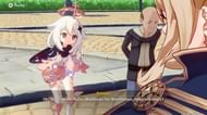 Paimon's reaction to Wolfhook (Image via Bluemeat, YouTube)